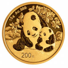 China Panda 15 gramm Gold 2024