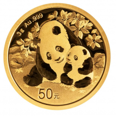 China Panda 3 gramm Gold 2024