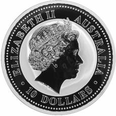 Australien Lunar I Ziege 10 Unzen Silber 2003