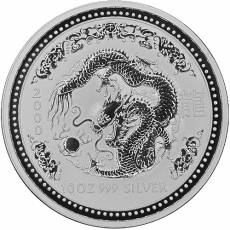 Australien Lunar I Drache 10 Unzen Silber 2000