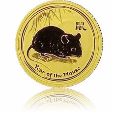 Australien Lunar II Maus 1/10oz Gold 2008