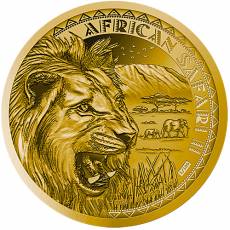 Goldmünze 1 oz African Safari II Löwe PP 2024