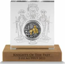 2 Unzen Silber Knights of the Past Antik Finish 10 Euro Germania Mint 2023