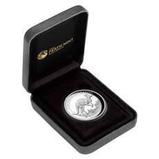 Australian Kangaroo 1 Oz Silber Proof High Relief 2017