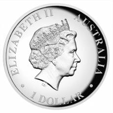 Australian Kangaroo 1 Oz Silber Proof High Relief 2017