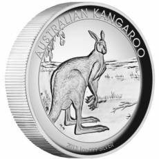 Australian Kangaroo 1 Oz Silber Proof High Relief 2013