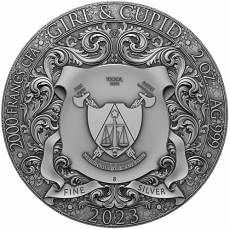 Silbermünze 2 oz Girl & Cupid 2023