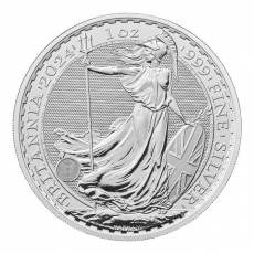 Silbermünze 1 oz Britannia 2024