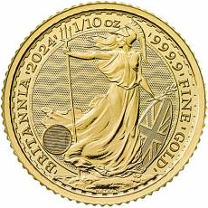1/10 Unze Goldmünze Britannia Charles III 2024