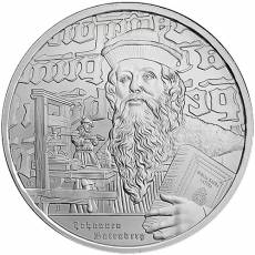1 oz Silber Icons of Inspiration Johannes Gutenberg 2024