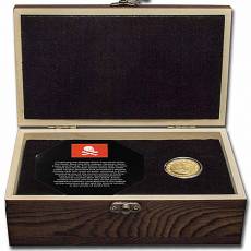 1 oz Goldmünze Tuvalu Black Flag Piratenschiff The Fancy 2023
