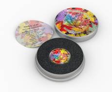 Silbermünze 1 oz  Maple Leaf - Autumn Raindrops Schimmerefekt 2023