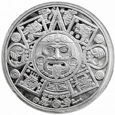 1 oz Aztec Eagle Warrior BU Round