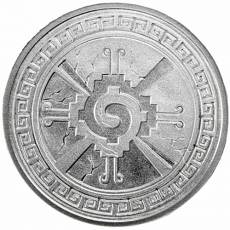 1 oz Aztec Yin Yang BU Round