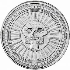 1 oz Aztec God of Death BU Round