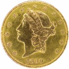 Goldmünze 20 Dollars Liberty Head 1899