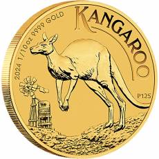Goldmünze 1/10 Unze Australien Känguru 2024