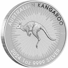 1 oz Silber Austr. Känguru Perth Mint 999.9/1000 Silber 2024 (D)