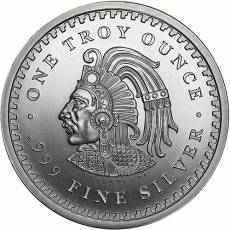 1 Unze Silbermünze Aztec Calendar Golden State Mint