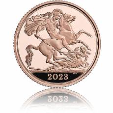 Gold 3 Coin Set Coronation Sovereign King Charles Proof 2023