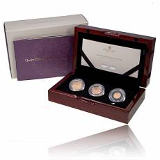 Gold 3 Coin Set Coronation Sovereign King Charles Proof 2023