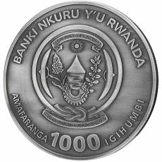 3 Unzen Silbermünze Ruanda Nautical Ounce Serie - Great Eastern Antik Finish High Relief 2023