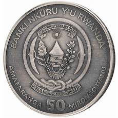 1 Unze Silbermünze Ruanda Nautical Ounce Serie - Great Eastern Antik Finish High Relief 2023