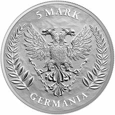 1 Unze Silber Germania 5 Mark 2024
