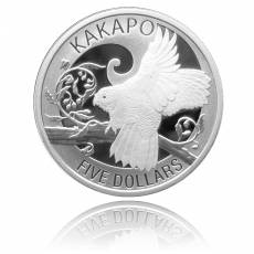 Kakapo 1 Oz Silber Proof + Box + Zertifikat (2009)