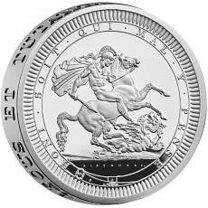 Silbermünze 2 oz Great Britain The Great Engravers - Benedetto Pistrucci St George and the Dragon 2024