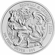 Silbermünze 1 oz Mythen und Legenden Beowulf 2024