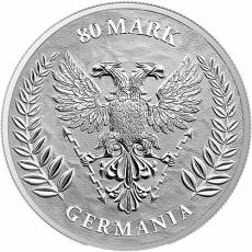 Silbermünze 1 kg Germania 80 Mark 2024