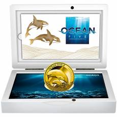 Goldmünze 1 oz Ocean Five Orca PP 2024