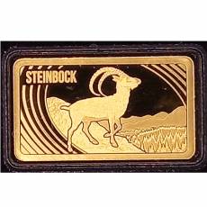 16 x kleine Gold - Anlagebarren Rückkehr der Wildtiere 9999 Feingold PP