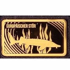 16 x kleine Gold - Anlagebarren Rückkehr der Wildtiere 9999 Feingold PP
