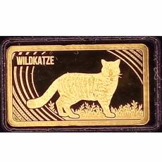 16 x kleine Gold - Anlagebarren Rückkehr der Wildtiere 9999 Feingold PP