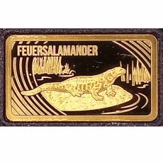 16 x kleine Gold - Anlagebarren Rückkehr der Wildtiere 9999 Feingold PP