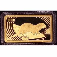 16 x kleine Gold - Anlagebarren Rückkehr der Wildtiere 9999 Feingold PP