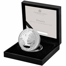 Britannia 1 Unze Silber Polierte Platte 2024