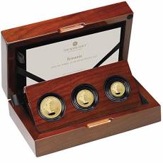 3 Coin-Set Britannia PP Gold 2024