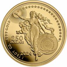 1 oz Gold Icons of Inspiration William Shakespeare 2024