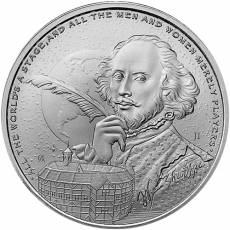 1 oz Silber Icons of Inspiration William Shakespeare 2024