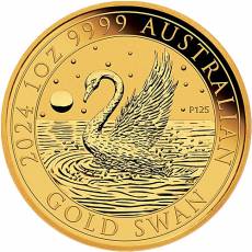 1 Unze Goldmünze Australien Schwan 2024