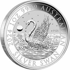 1 Unze Silbermünze Australien Schwan 2024