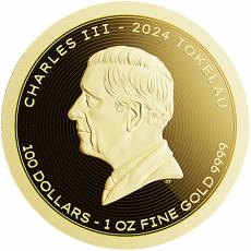 Goldmünze 1 oz Vivat Humanitas Proof-Like 2024