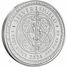 1 oz Two Wolves BU Silver Round