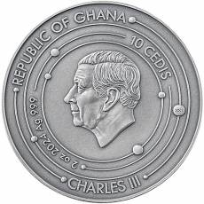 Silbermünze 2 oz Solar System Merkur High Relief 2024