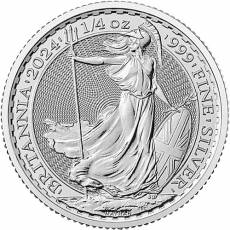 Silbermünze 1/4 oz Britannia 2024