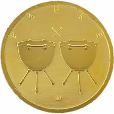 Goldmünze 50 Euro Musikinstrumente-Pauke 2021