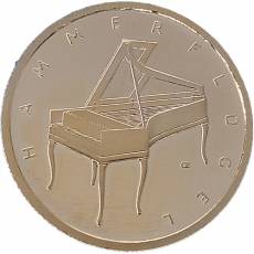 Goldmünze 50 Euro Musikinstrumente-Hammerflügel 2019